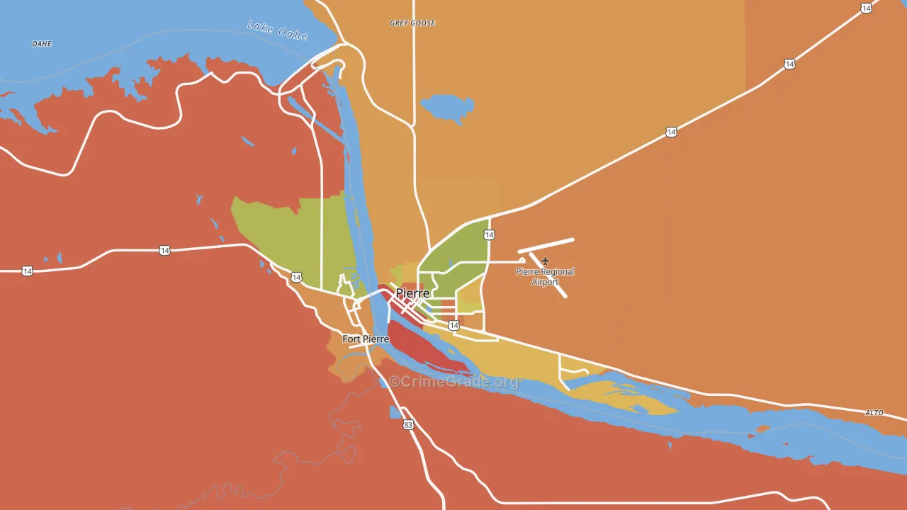 57501, SD Map of Theft Rates