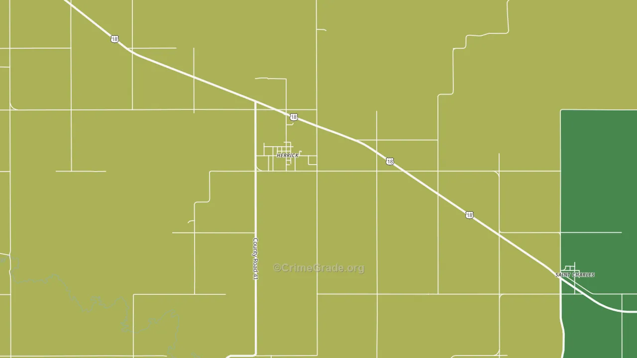 57538, SD Map of Theft Rates