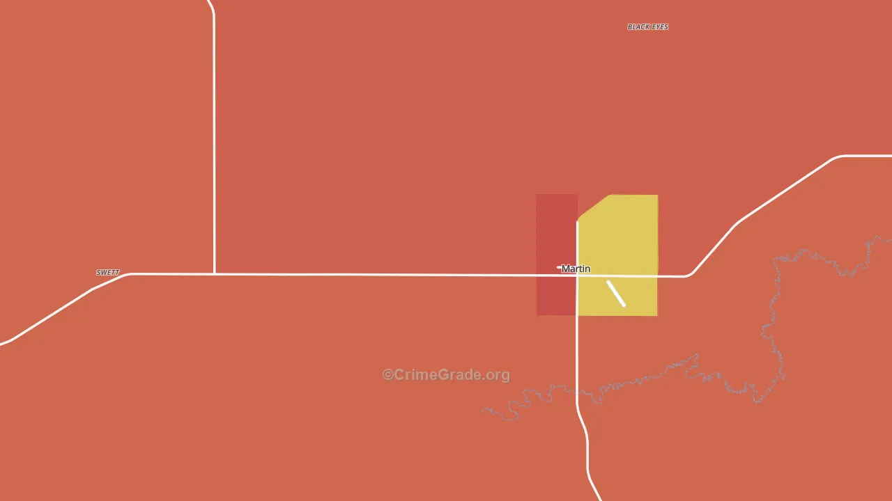 57551, SD Map of Theft Rates