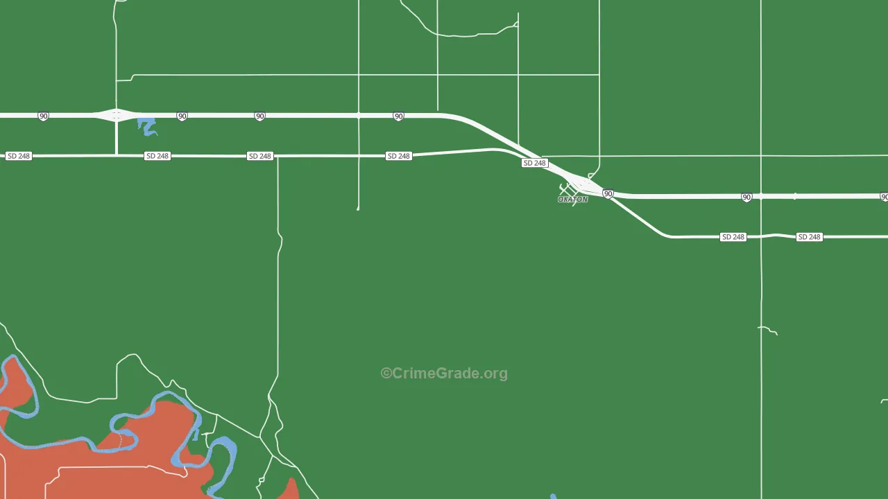 57562, SD Map of Theft Rates