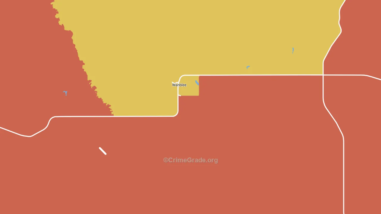57577, SD Map of Theft Rates