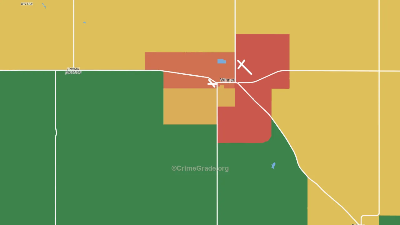 57580, SD Map of Theft Rates