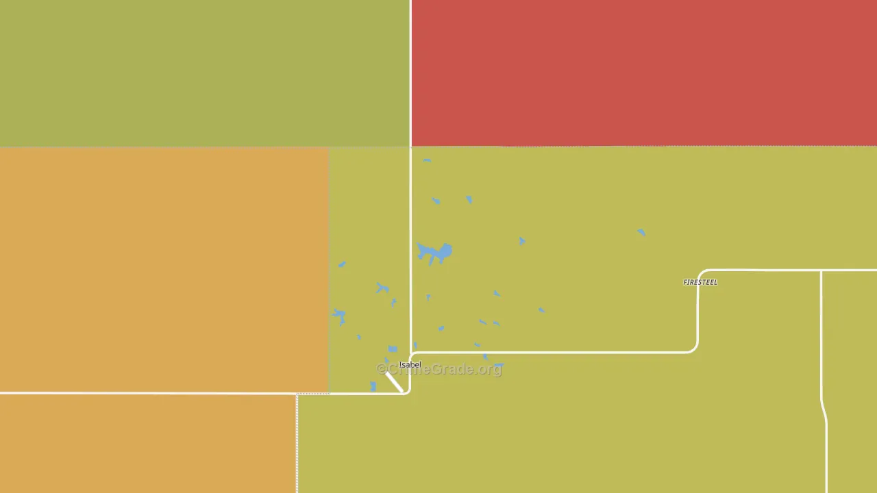 57633, SD Map of Theft Rates