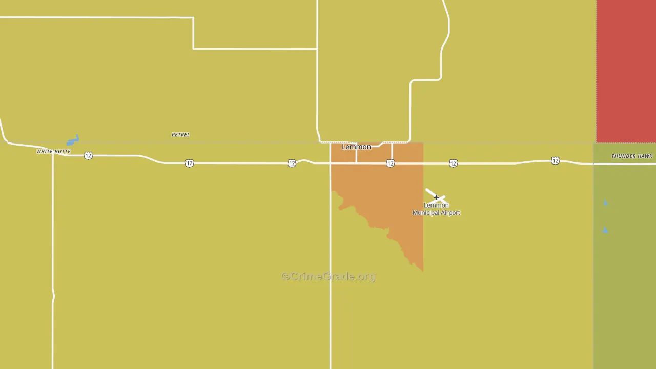 57638, SD Map of Theft Rates