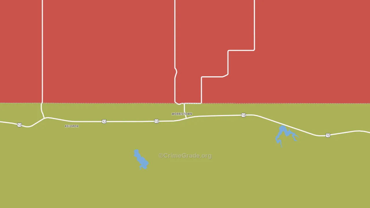 57645, SD Map of Theft Rates