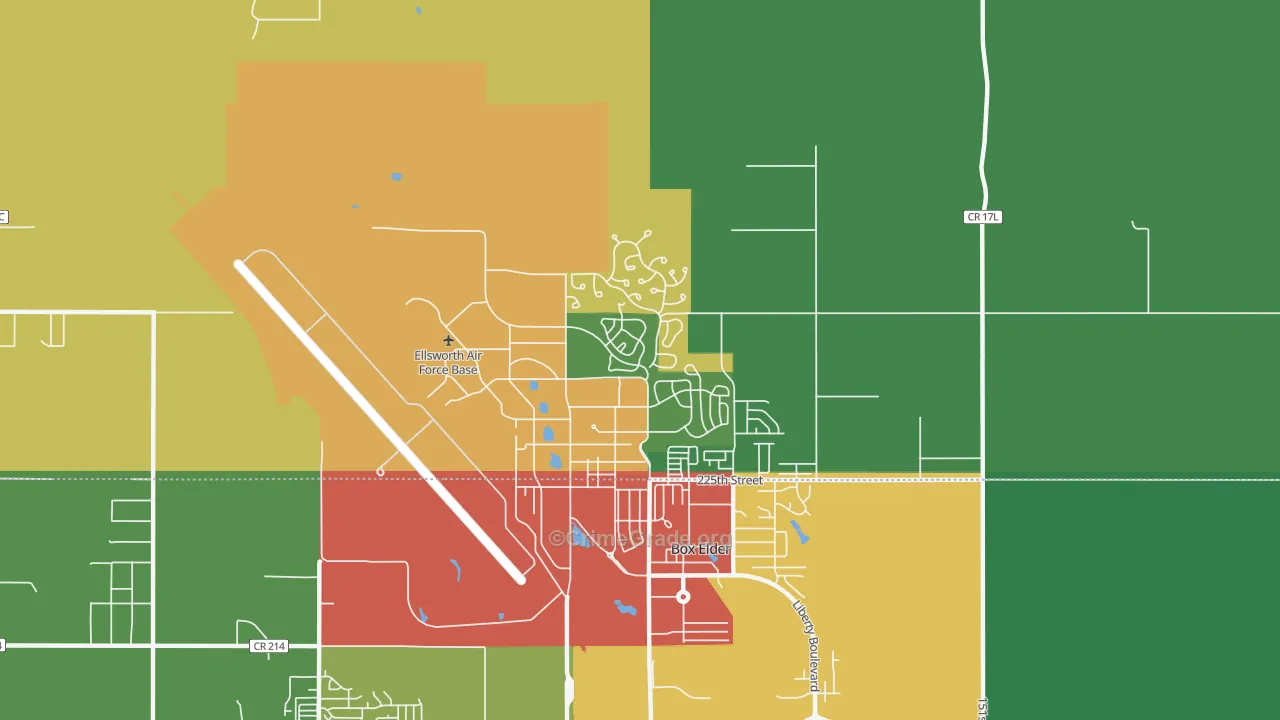 57706, SD Map of Theft Rates