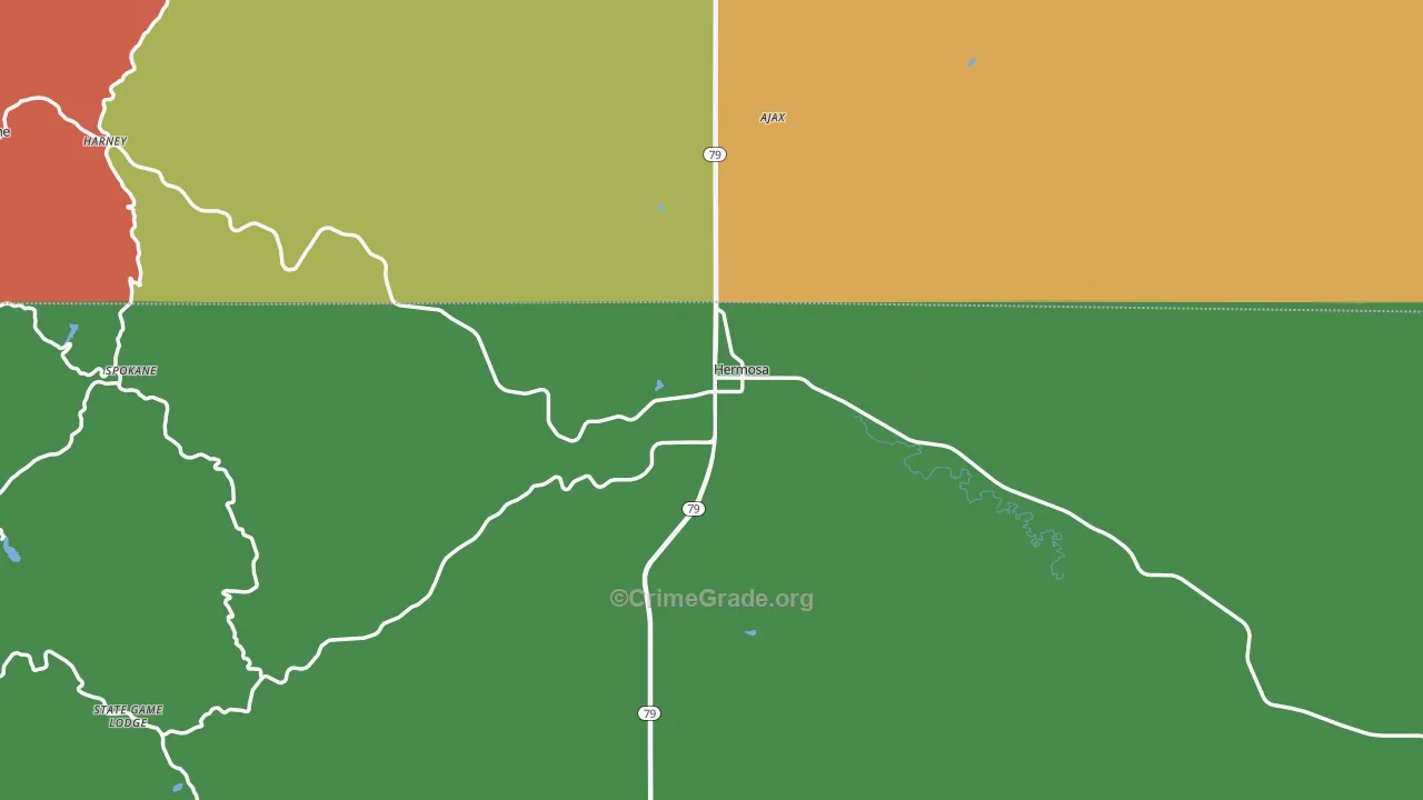 57744, SD Map of Theft Rates