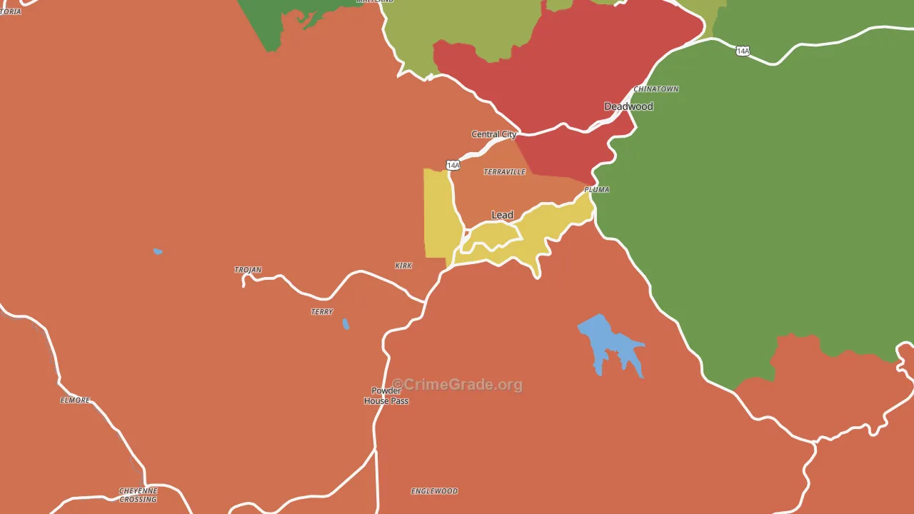 57754, SD Map of Theft Rates