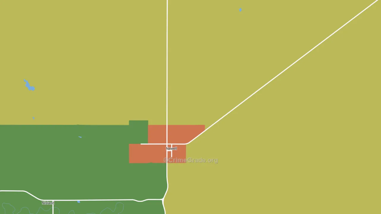 57760, SD Map of Theft Rates