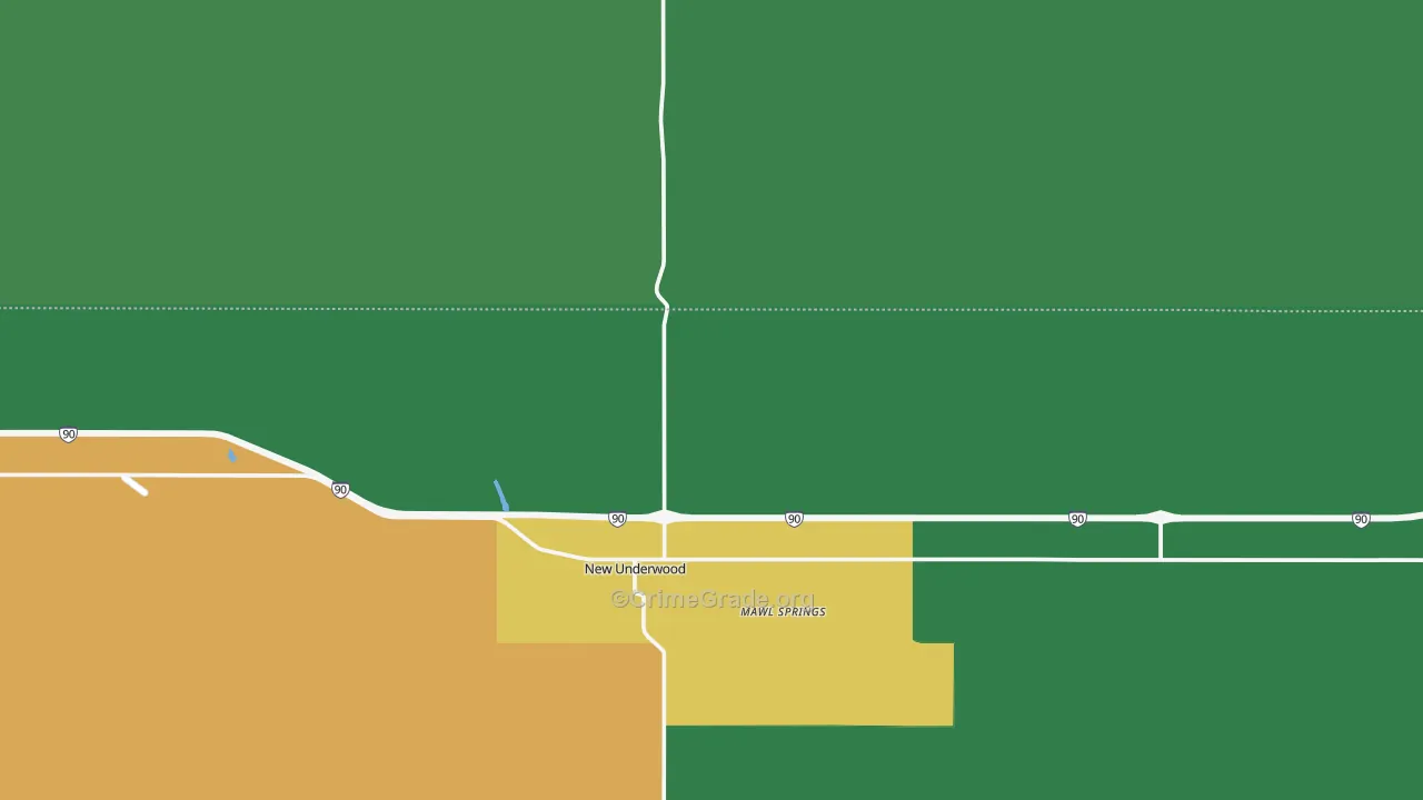 57761, SD Map of Theft Rates