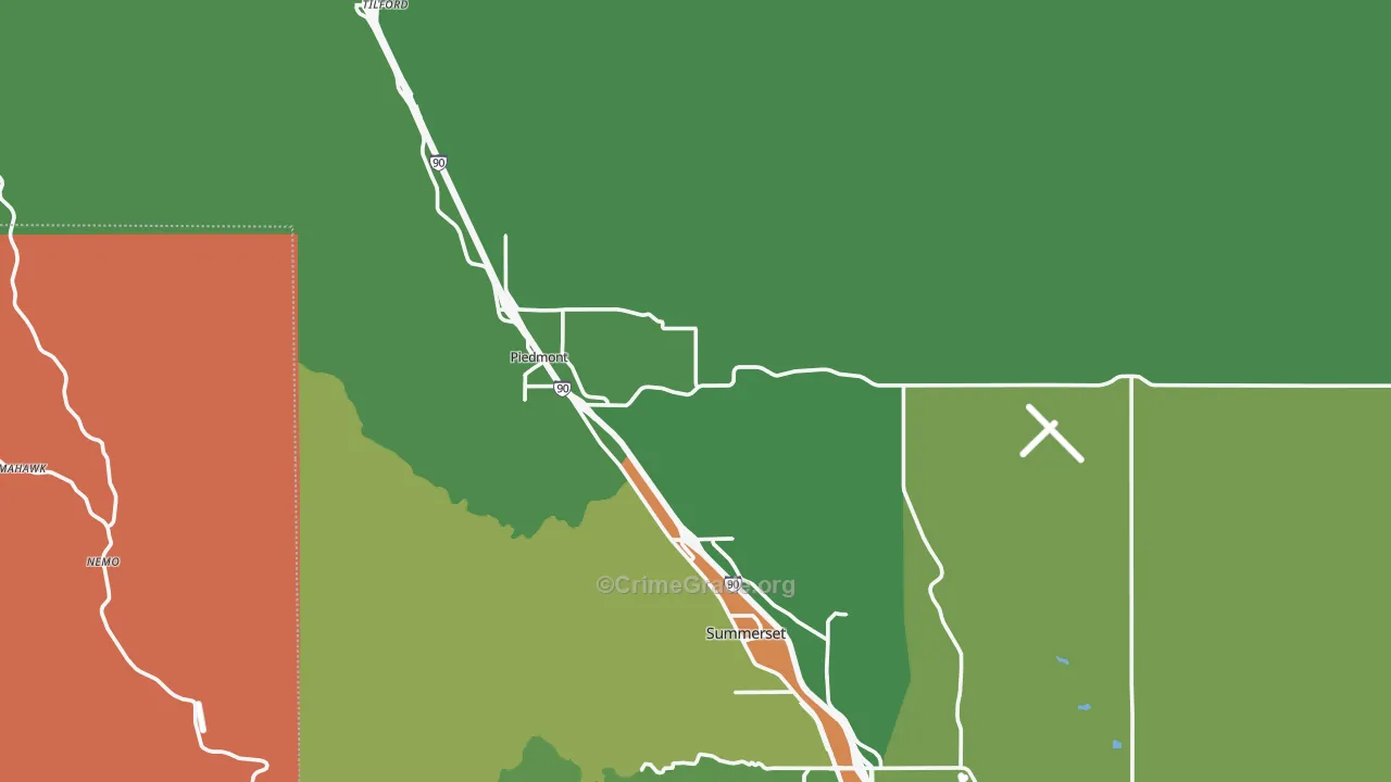 57769, SD Map of Theft Rates