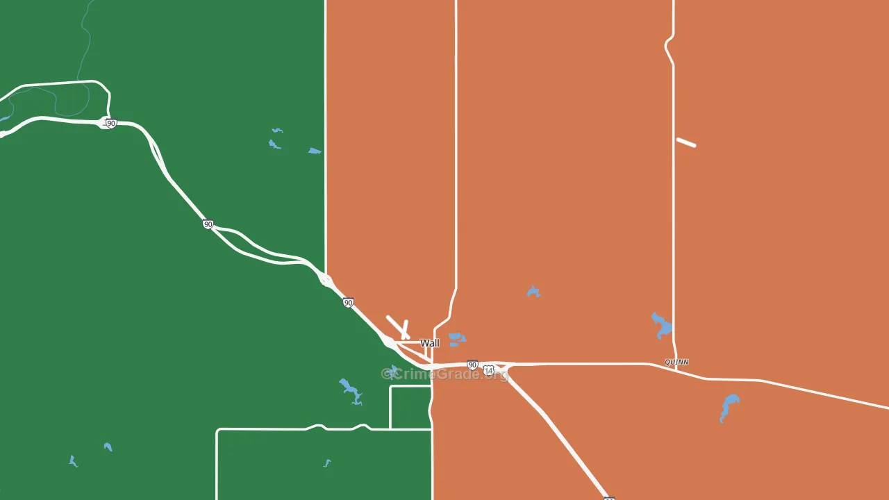 57790, SD Map of Theft Rates