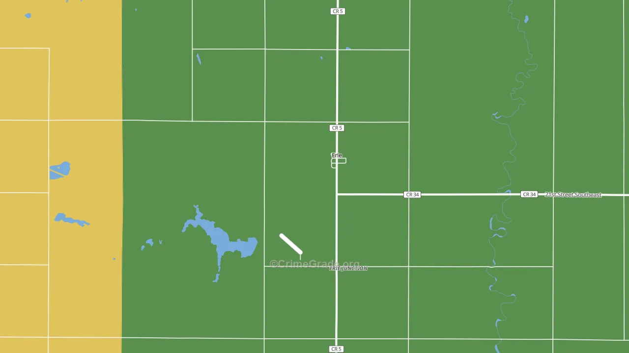 58029, ND Map of Theft Rates