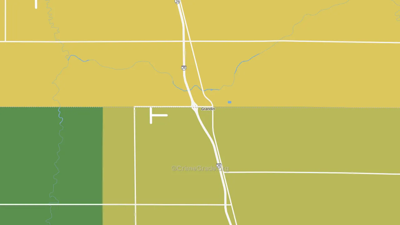 58038, ND Map of Theft Rates