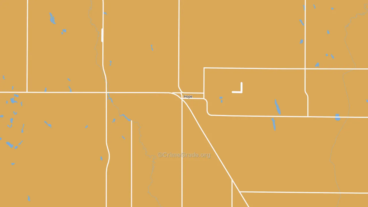 58046, ND Map of Theft Rates