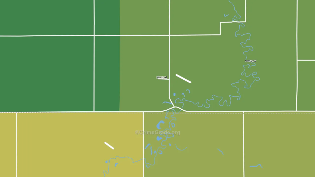 58051, ND Map of Theft Rates