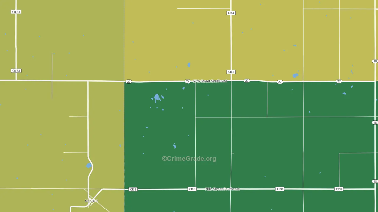 58057, ND Map of Theft Rates