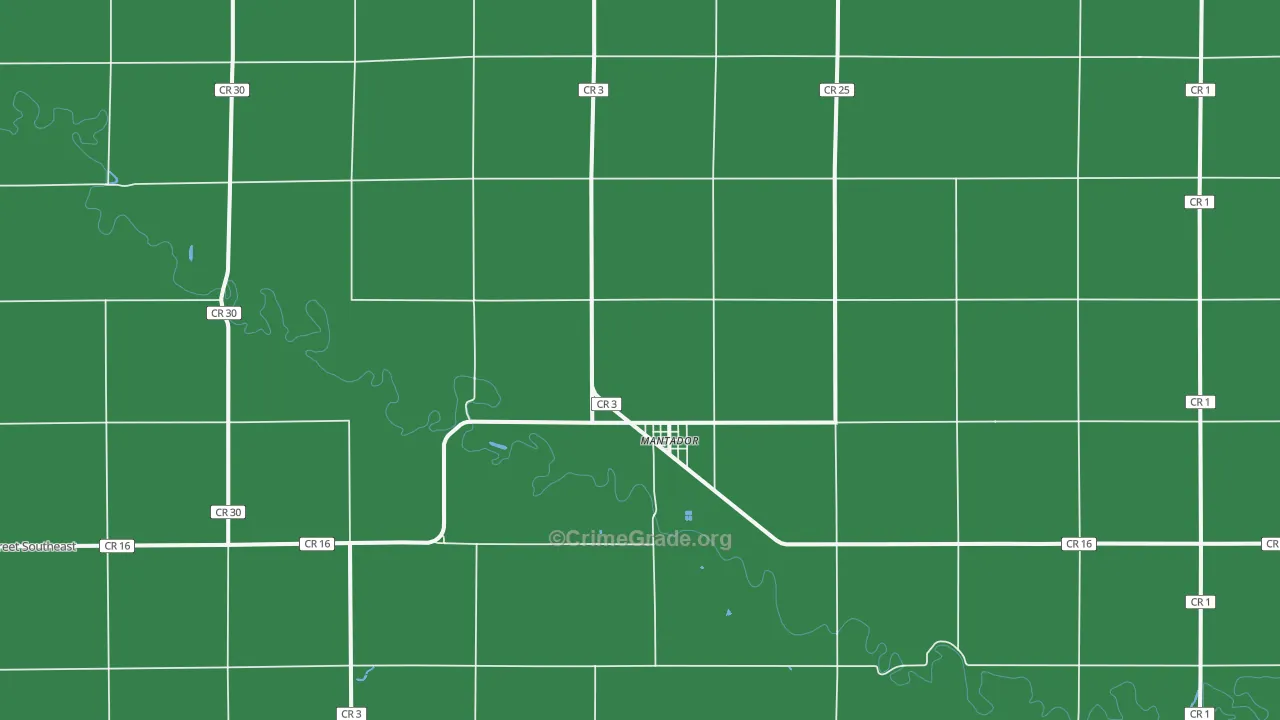 58058, ND Map of Theft Rates