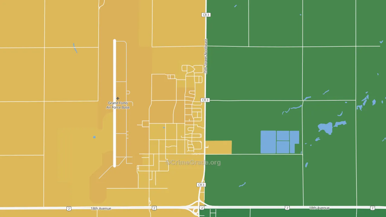 58204, ND Map of Theft Rates