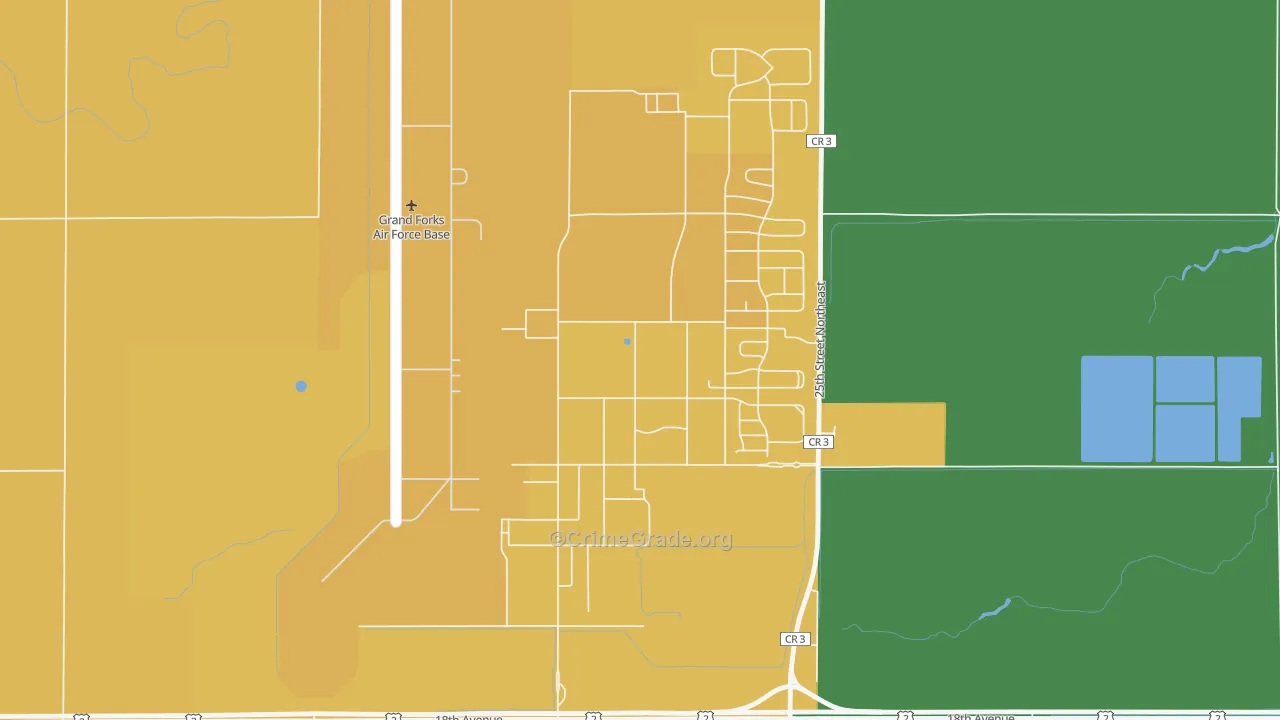 58205, ND Map of Theft Rates