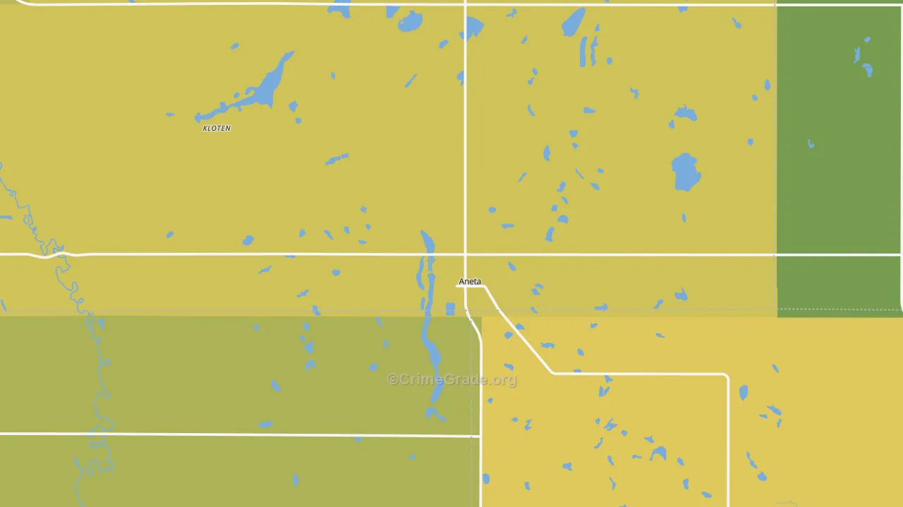 58212, ND Map of Theft Rates