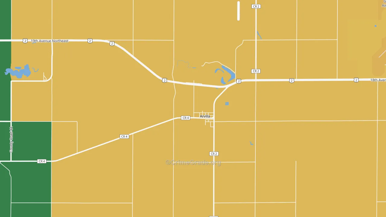 58214, ND Map of Theft Rates