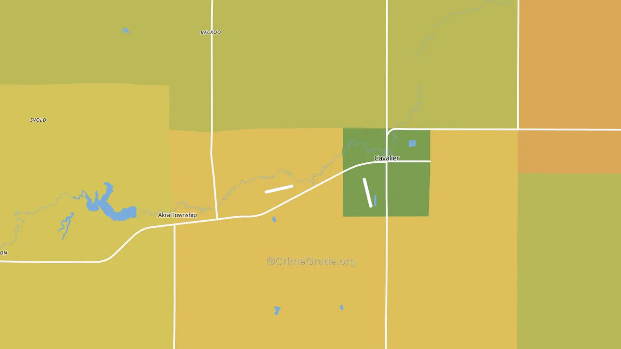 58220, ND Map of Theft Rates