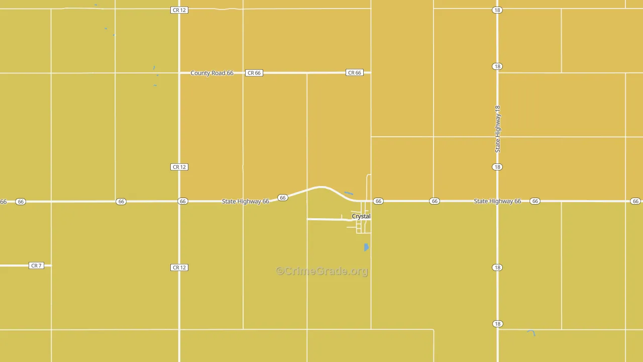 58222, ND Map of Theft Rates