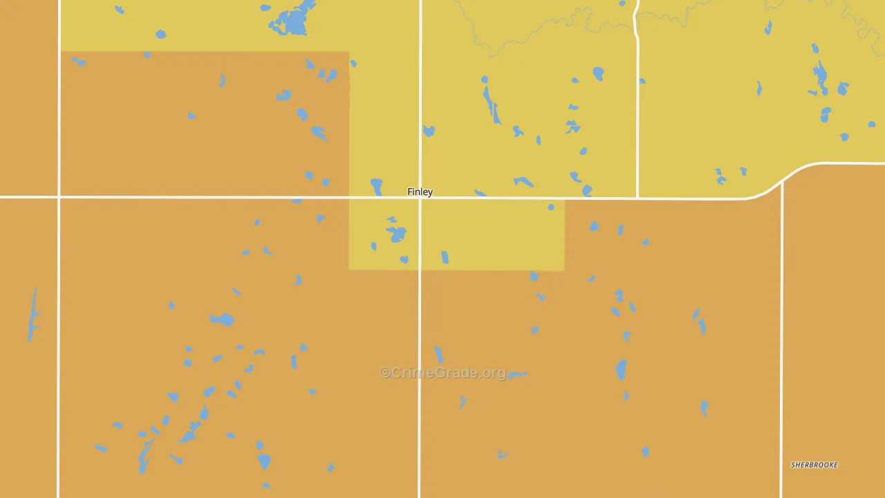 58230, ND Map of Theft Rates