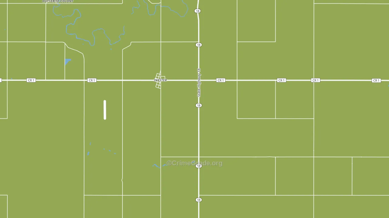 58244, ND Map of Theft Rates