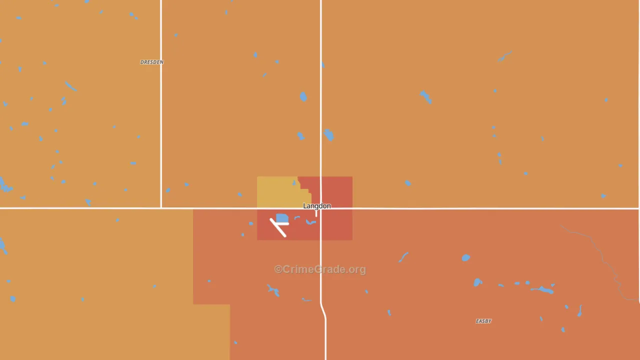 58249, ND Map of Theft Rates