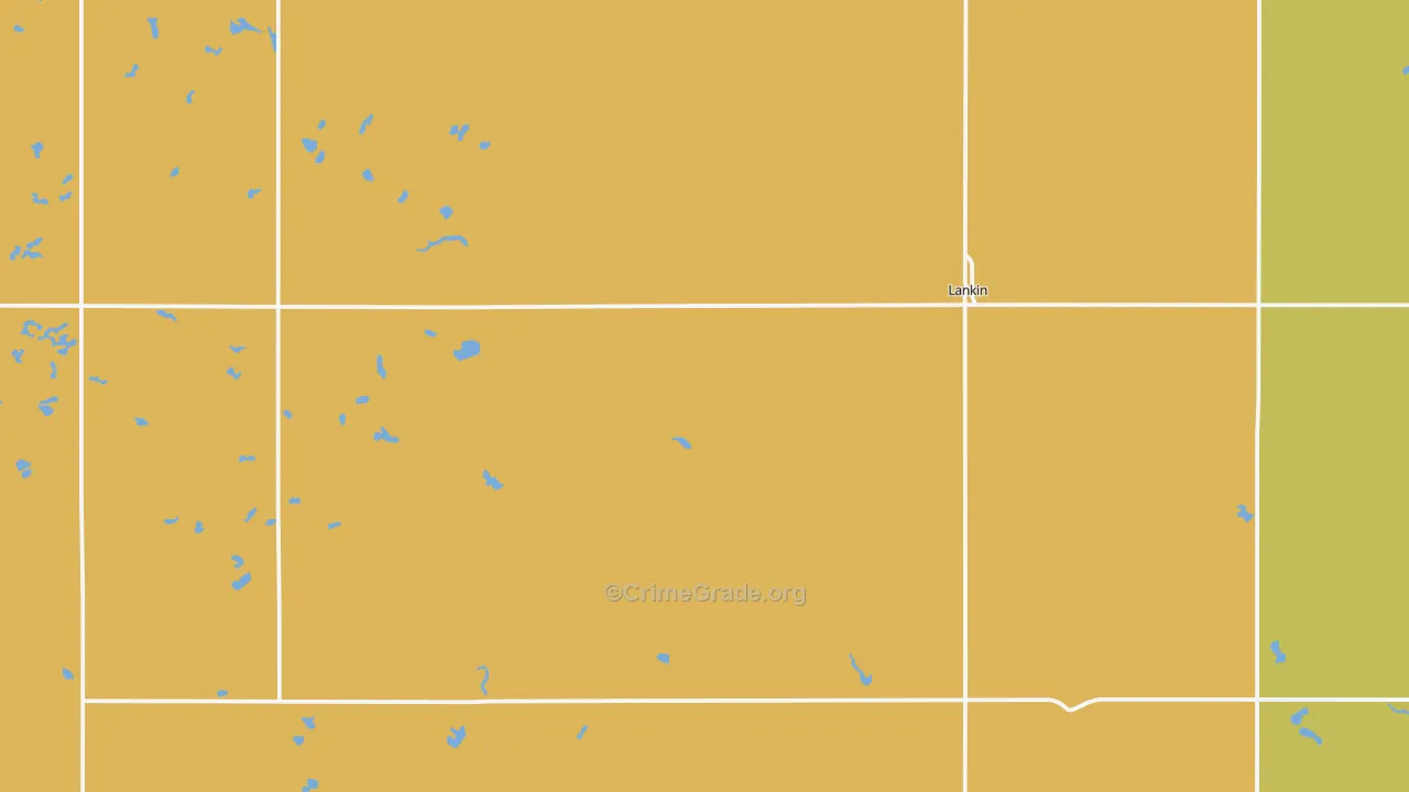58250, ND Map of Theft Rates