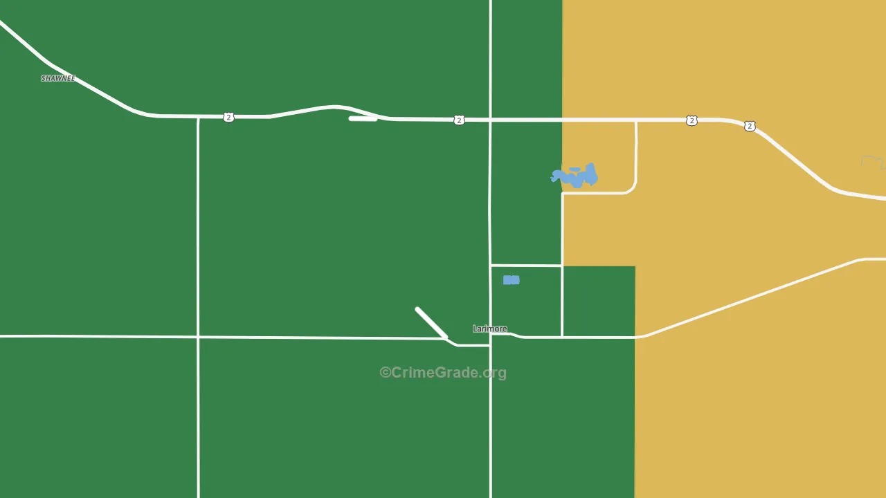 58251, ND Map of Theft Rates