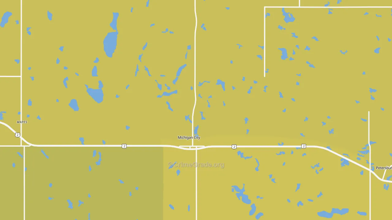 58259, ND Map of Theft Rates