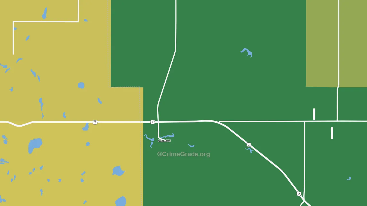 58266, ND Map of Theft Rates