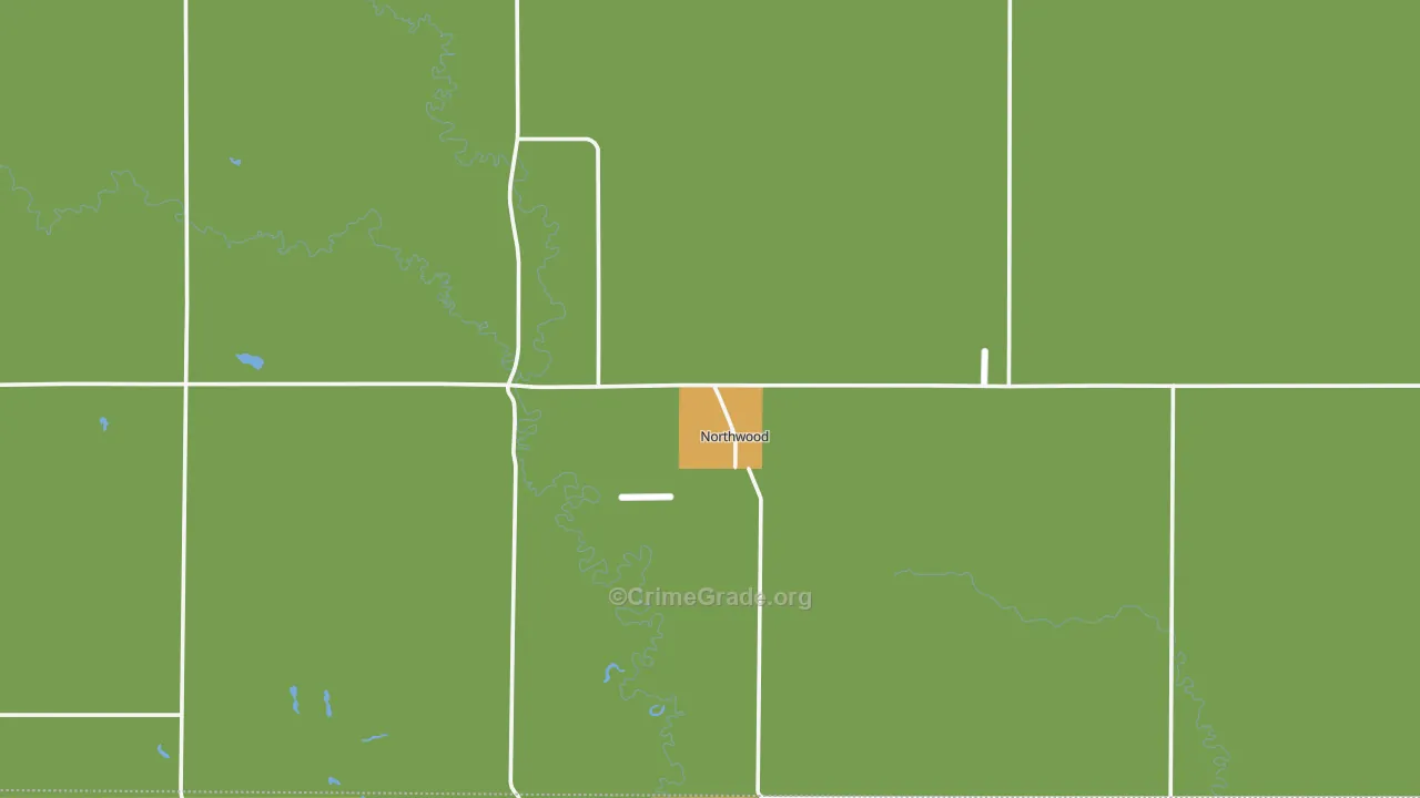 58267, ND Map of Theft Rates