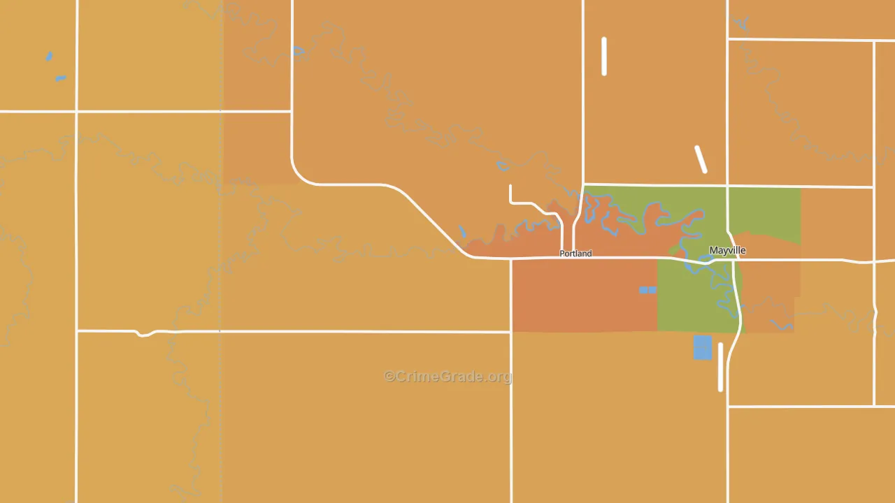 58274, ND Map of Theft Rates