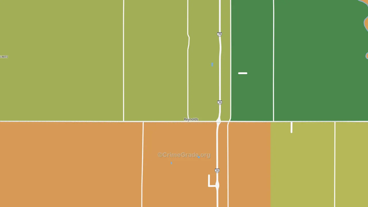 58275, ND Map of Theft Rates