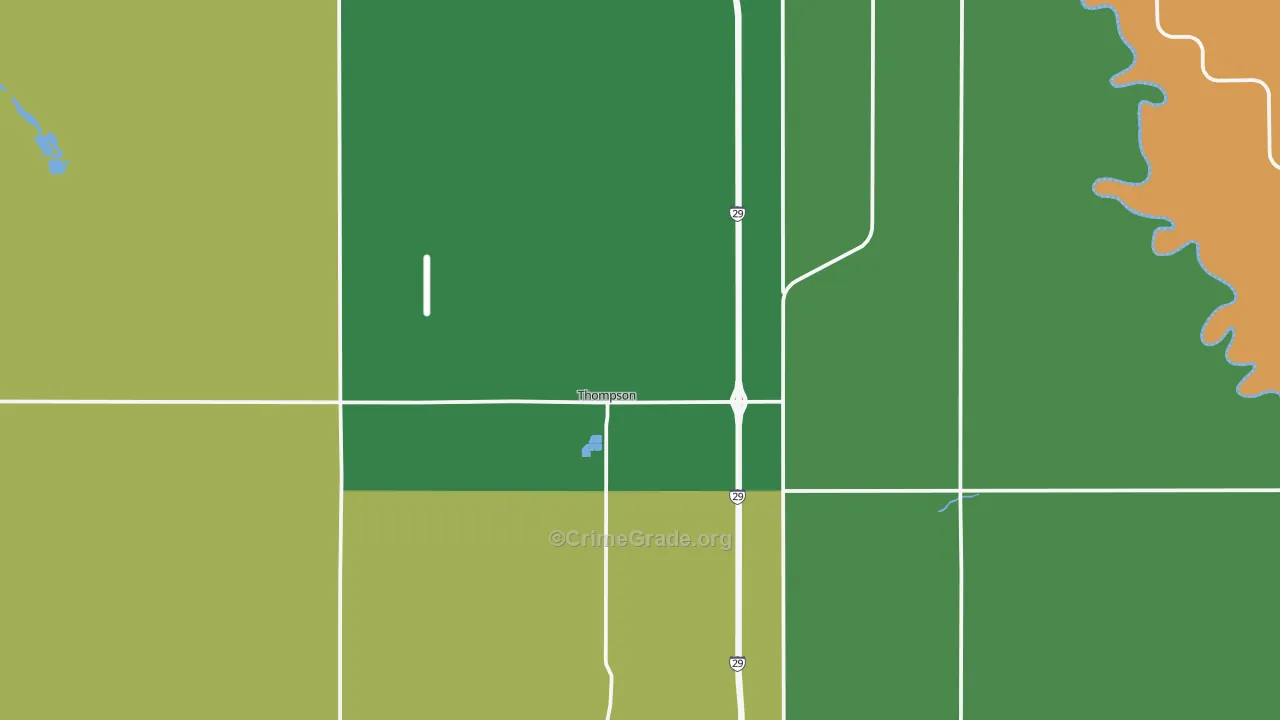 58278, ND Map of Theft Rates