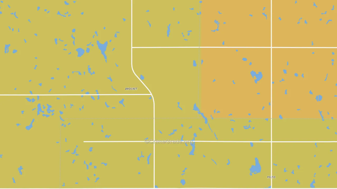 58321, ND Map of Theft Rates