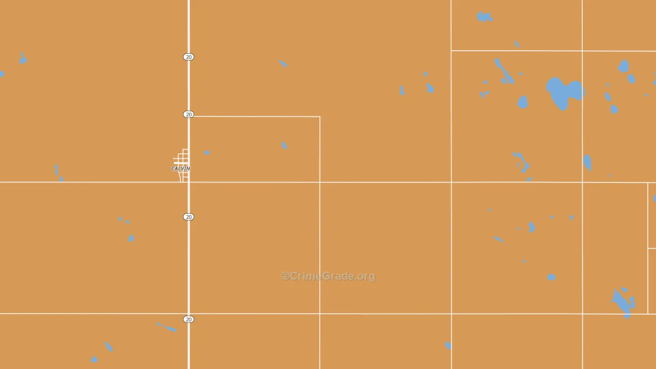 58323, ND Map of Theft Rates