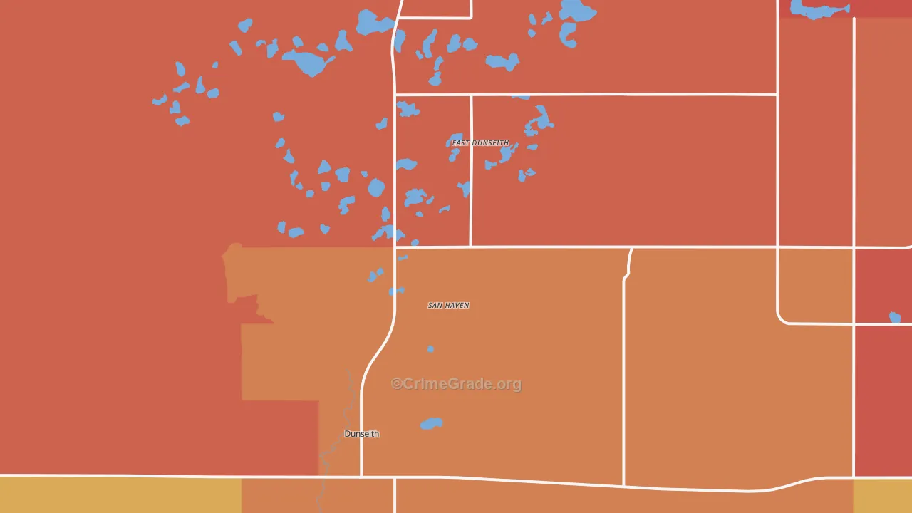 58329, ND Map of Theft Rates