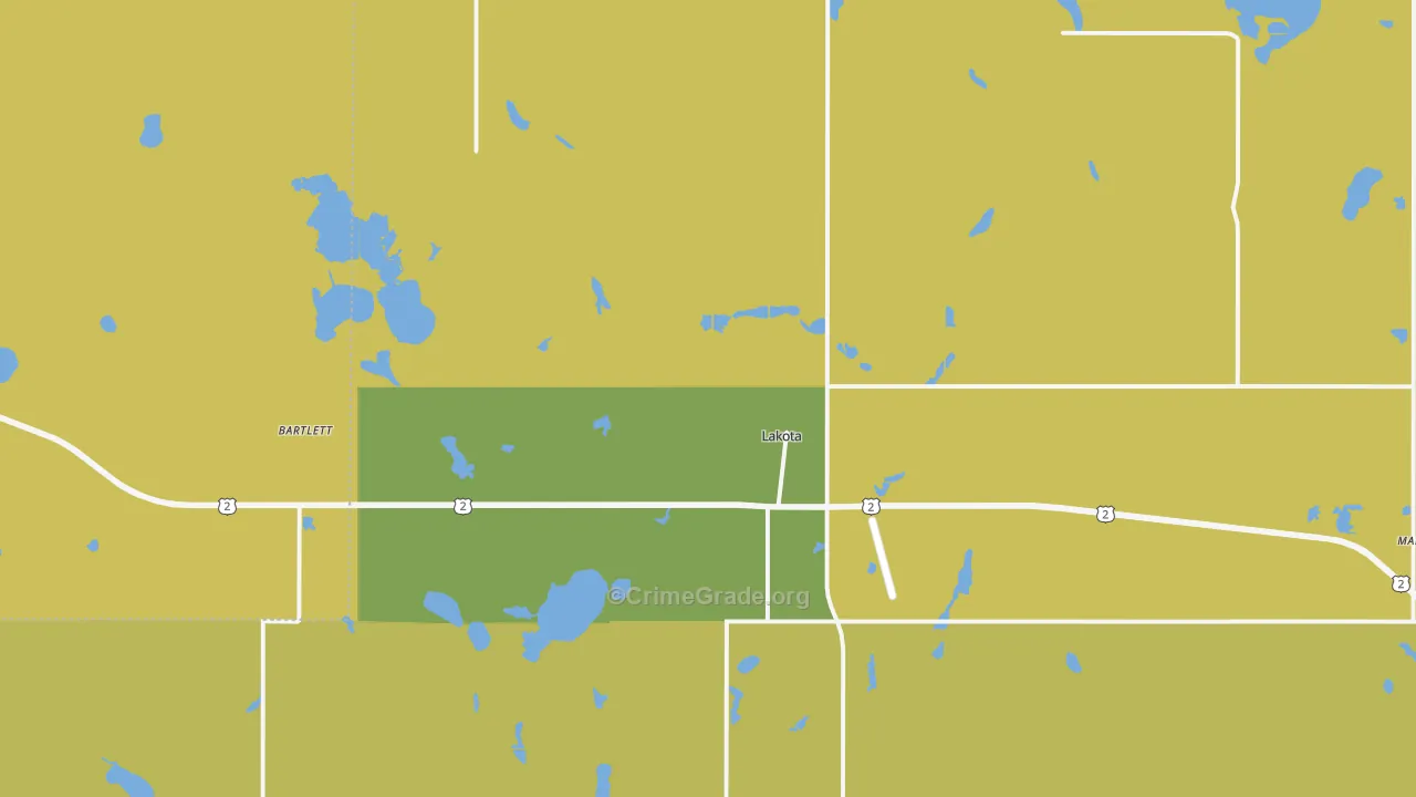 58344, ND Map of Theft Rates