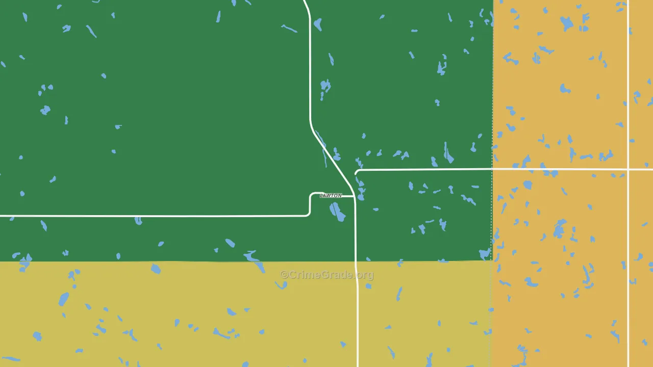 58345, ND Map of Theft Rates