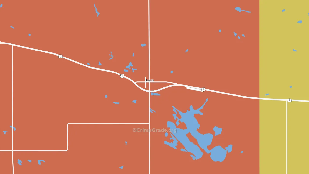 58346, ND Map of Theft Rates