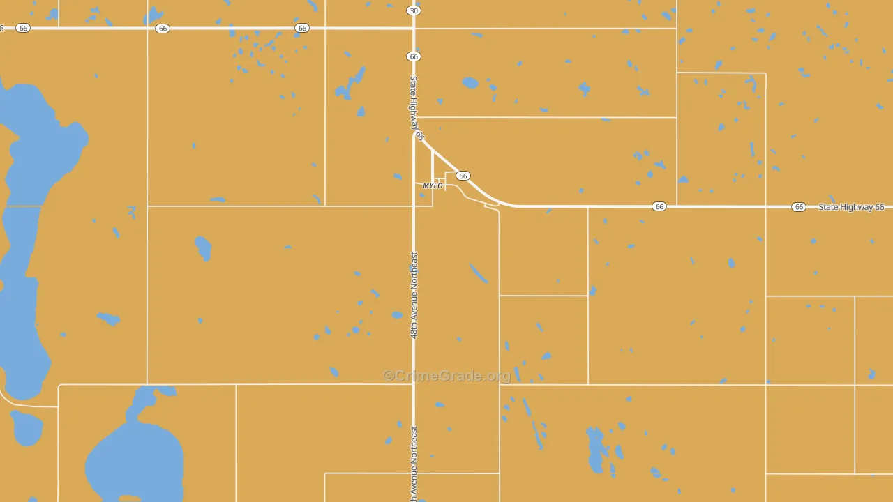 58353, ND Map of Theft Rates