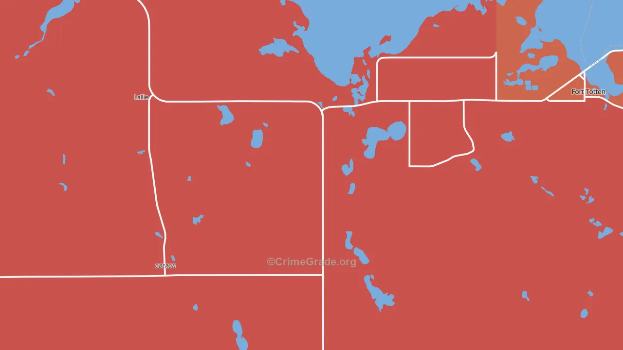 58357, ND Map of Theft Rates