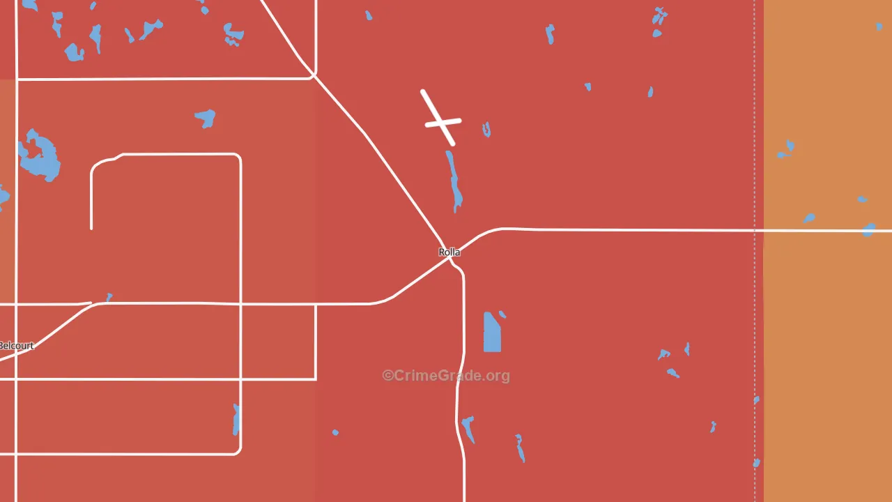 58367, ND Map of Theft Rates