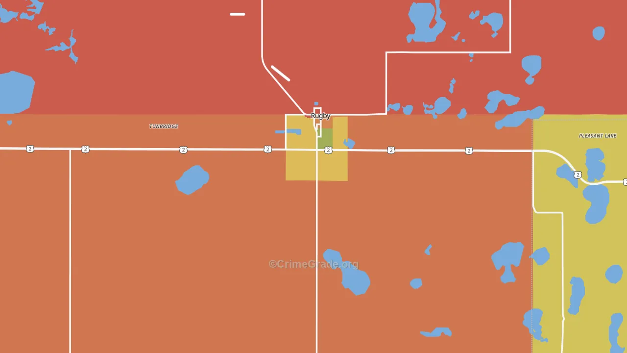 58368, ND Map of Theft Rates