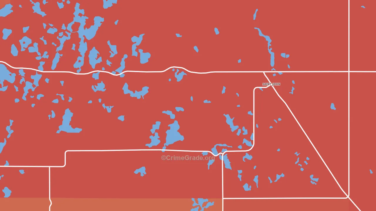 58369, ND Map of Theft Rates